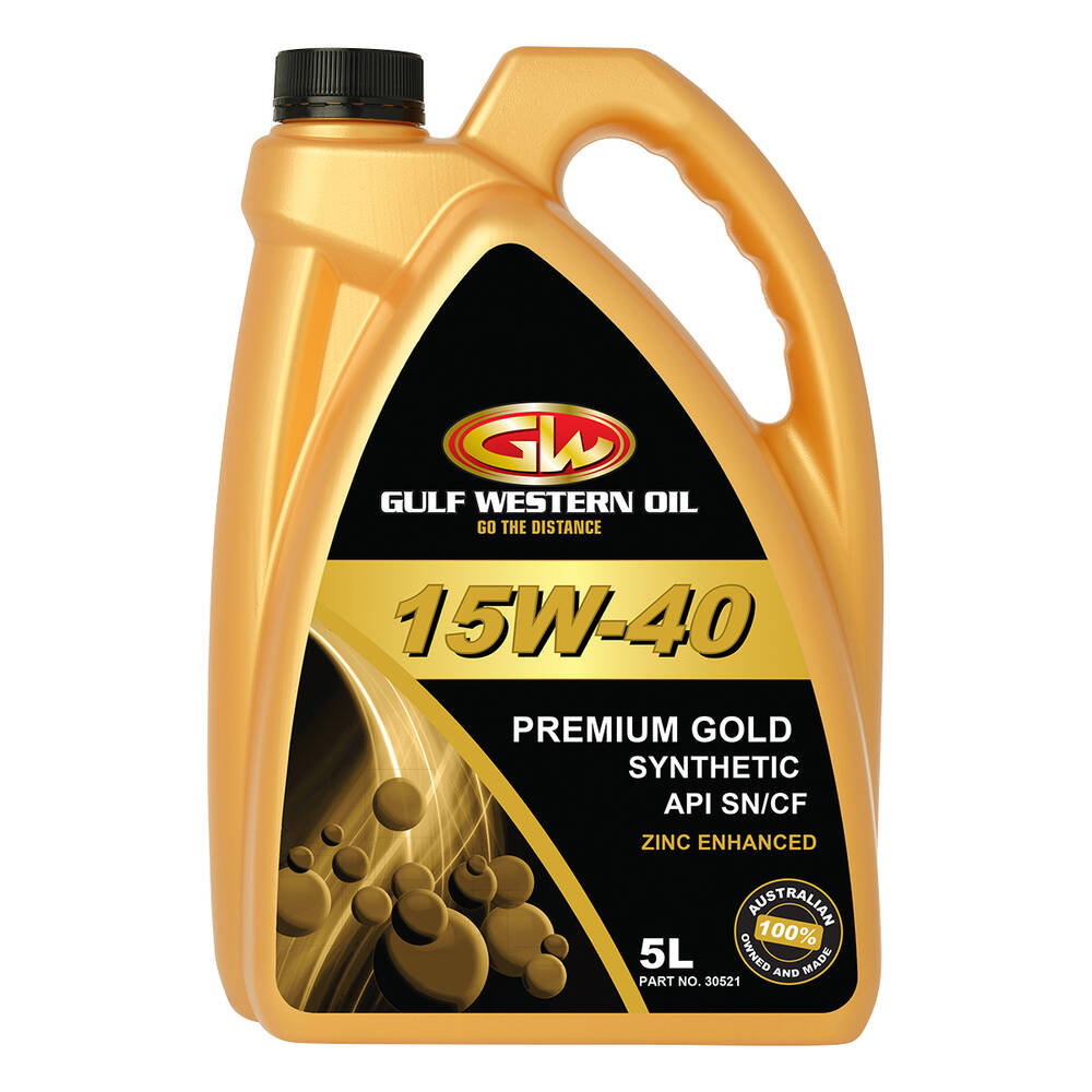 Gulf Western Premium Gold Engine Oil 15W40 5L