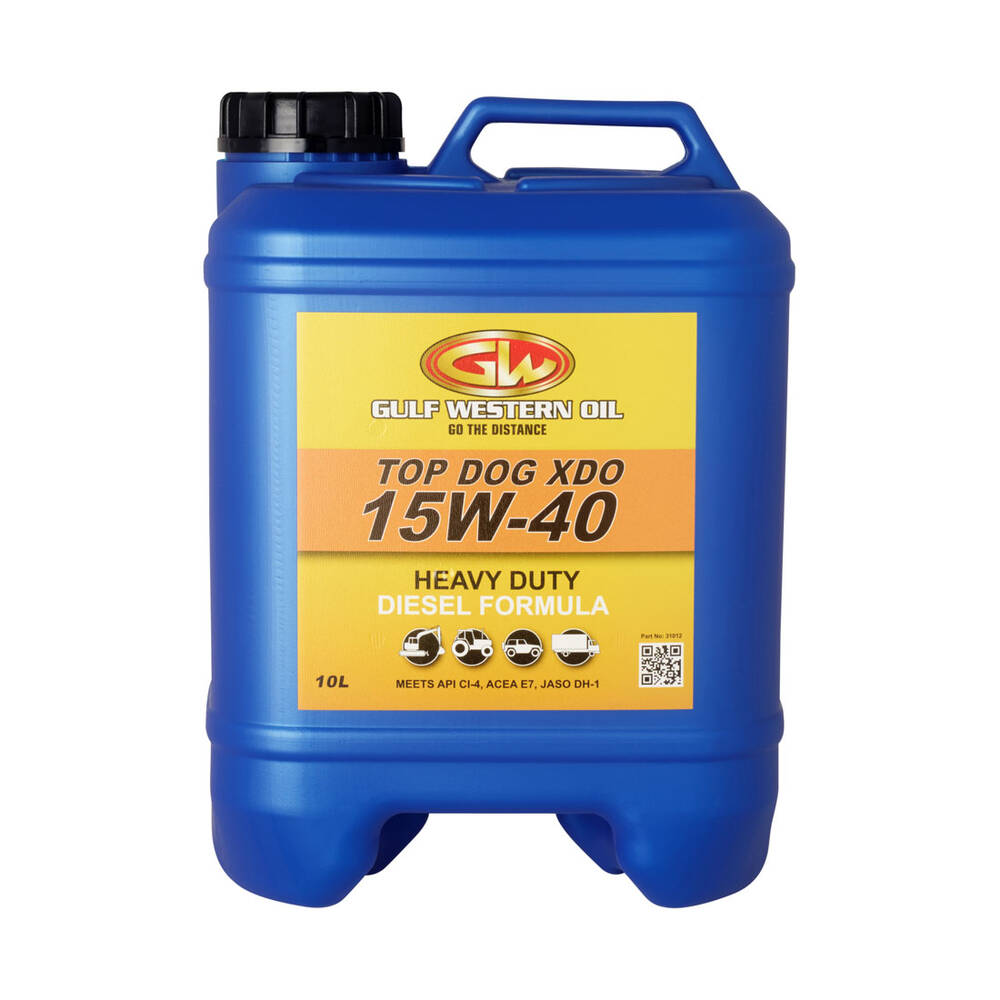 Gulf Western Top Dog XDO Diesel Engine Oil 15W40 10L