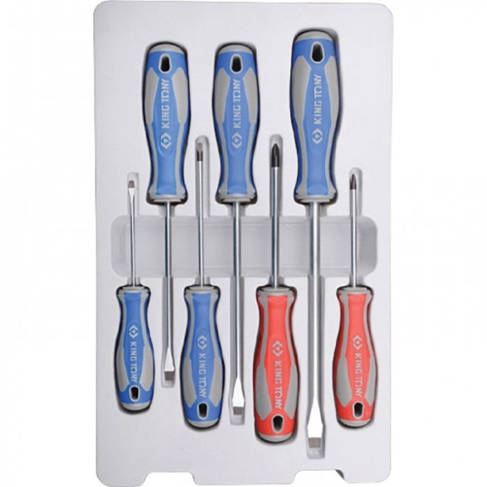 King Tony 7pce Phillips Slot Screw Driver Set