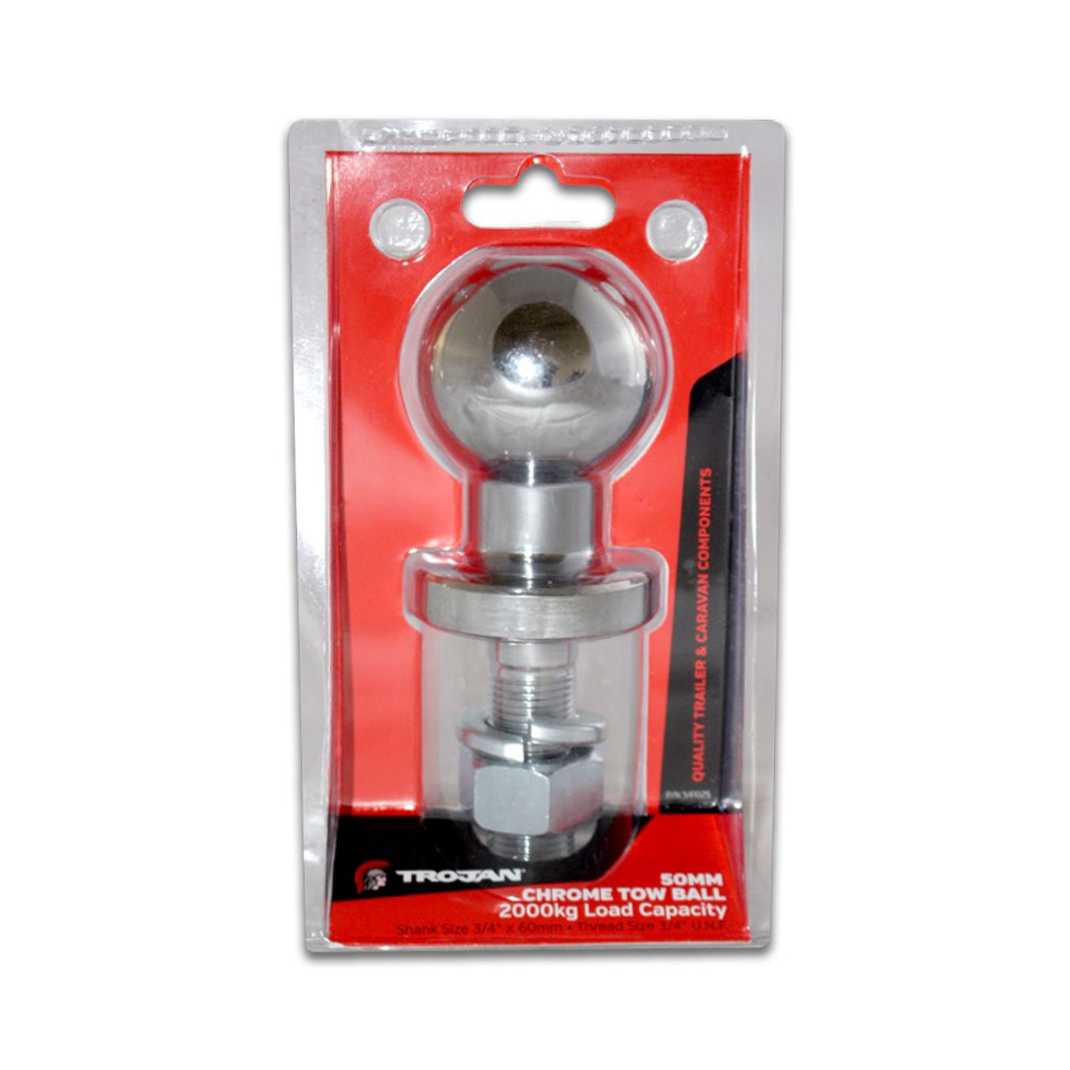 Trojan Tow Ball 50mm 3/4" Shank