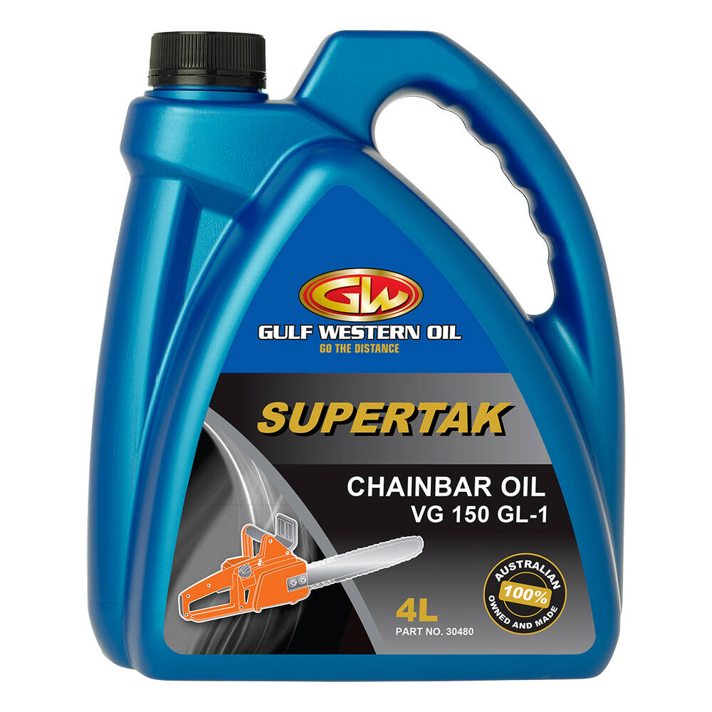 Gulf Western Supertak Chain Bar Oil 4L