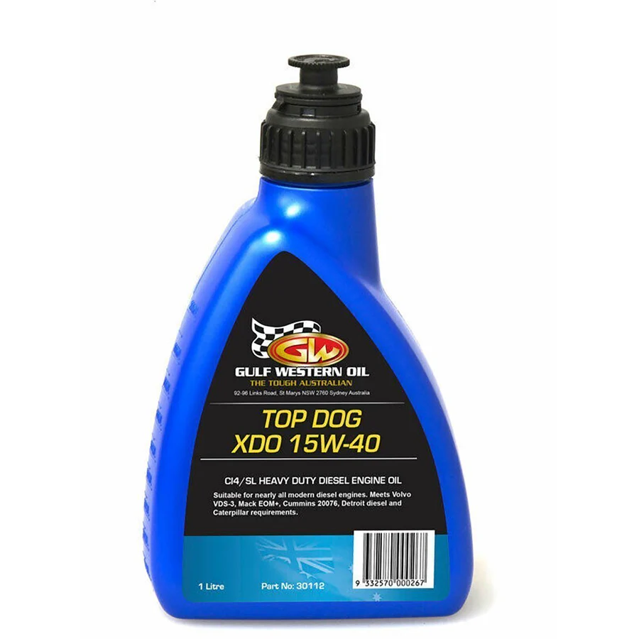 Gulf Western Top Dog XDO Diesel Engine Oil 15W40 1L
