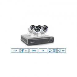 Swann 4 Channel 1080p DVR Kit with 4 x 1080p Cameras (HD)